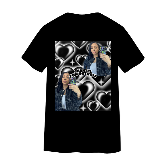 Chantel Watkins for Detroit: Chantel for Detroit - Selfie Love Black T-Shirt